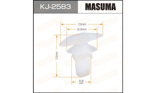 Клипса крепёжная крепления уплотнителя двери Masuma, для Nissan, арт. KJ-2583