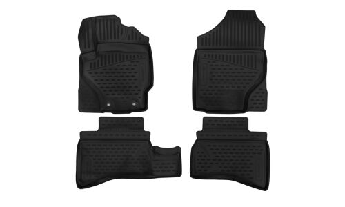 Коврики Autofamily Element модельные Toyota Aqua 2011-2014 гг. (правый руль), черный цвет, 4шт