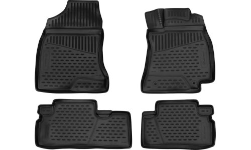 Коврики Autofamily Element модельные Toyota Wish c 2009 г. (правый руль), черный цвет, 4шт