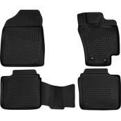Коврики модельные Autofamily Element 3D для Toyota Premio/Allion 2012-2015 (правый руль), для переднего и заднего ряда, полиуретан, черный цвет, 4шт