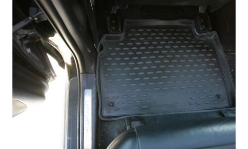 Коврики модельные Autofamily Element для Toyota Harrier 2003-2008 (правый руль), для переднего и заднего ряда, полиуретан, черный цвет, 4шт