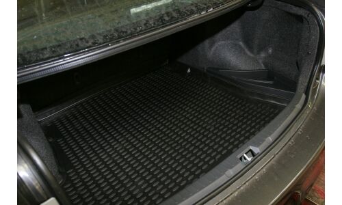 Коврик модельный Autofamily для Toyota Corolla 01/2007+ (правый/левый руль), в багажник, полиуретан, черный цвет, 1шт