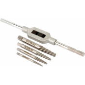 Набор экстракторов Автодело, M3–M6 / M6–M8 / M8–M11 / M11–M14, с воротком, комплект 5 предметов, арт. АД-40605 Набор экстракторов Автодело, M3–M6 / M6–M8 / M8–M11 / M11–M14, с воротком, комплект 5 предметов, арт. АД-40605