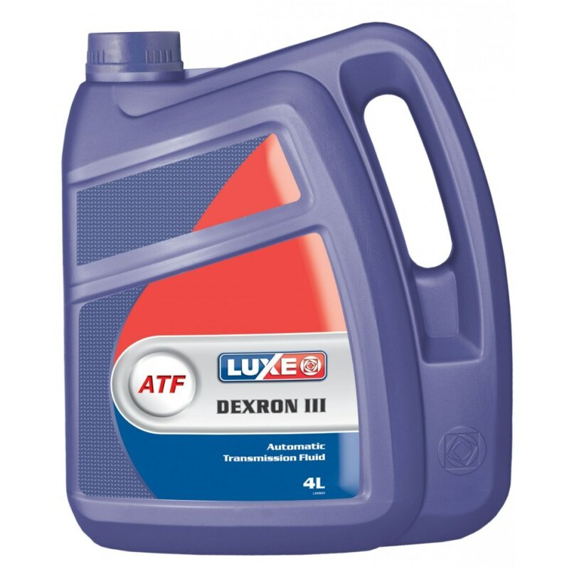 

Масло трансмиссионное Luxe ATF Dexron III минеральное, 4л, арт. 558