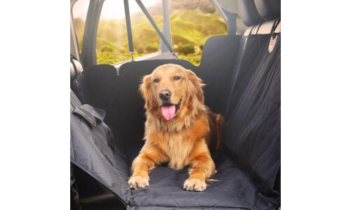 Защитный чехол-гамак Carfort, для перевозки собак и кошек, 1350x450x460мм, чёрный, арт. CF-8100