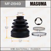 Пыльник ШРУСа Masuma, арт. MF-2849