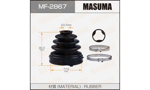 Пыльник ШРУСа Masuma, арт. MF-2867