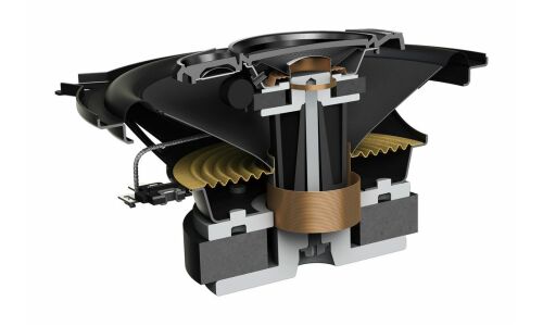 Коаксиальная акустическая система Pioneer TS-A1370F, 3-полосная, 5.25" (13см), 50/300Вт, 40-36000Гц, 2 динамика