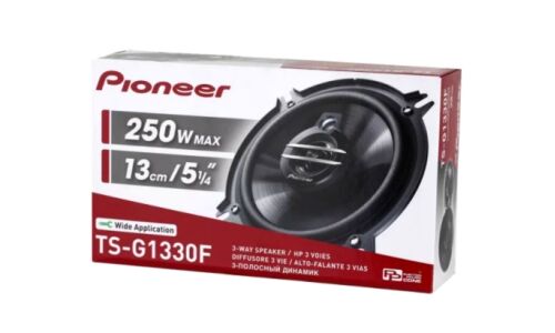 Коаксиальная акустическая система Pioneer TS-G1330F, 3-полосная, 5.25" (13см), 35/250Вт, 33-24000Гц, 2 динамика