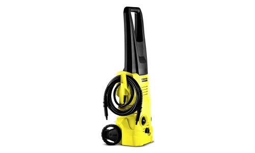 Мойка высокого давления Karcher K2, 220В, 1.4кВт, 110бар, 360л/ч, длина шланга 4м, на колёсах, арт. 1.673-220