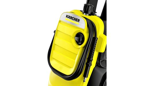 Мойка высокого давления Karcher K4 Compact, 220В, 1.8кВт, 130бар, 420л/ч, длина шланга 6м, с насосом для забора воды, на колёсах, арт. 1.637-310.0/1.637-500.0