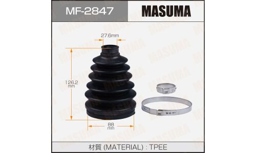 Пыльник ШРУСа Masuma, пластик, арт. MF-2847