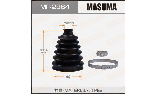 Пыльник ШРУСа Masuma, пластик, арт. MF-2864