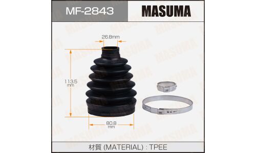 Пыльник ШРУСа Masuma, пластик, арт. MF-2843