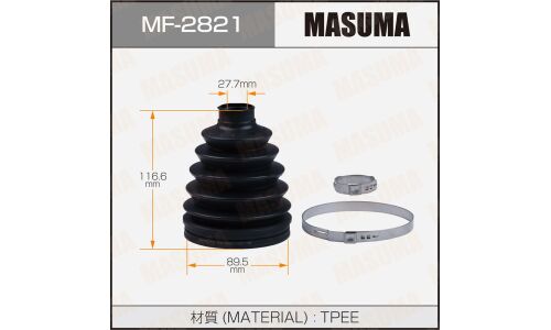 Пыльник ШРУСа Masuma, пластик, арт. MF-2821