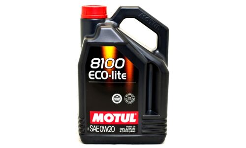 Масло моторное MOTUL 8100 ECO-lite 0w20 синтетическое, API SP RC, ILSAC GF-6A, для бензинового двигателя, 4л, арт. 108535