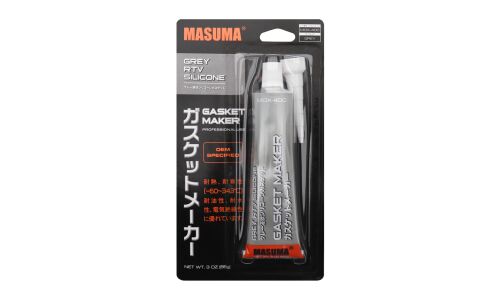 Герметик-прокладка Masuma Grey RTV Silicone Gasket Maker, силиконовый, термостойкий, серый, туба 85г, арт. MOX-400