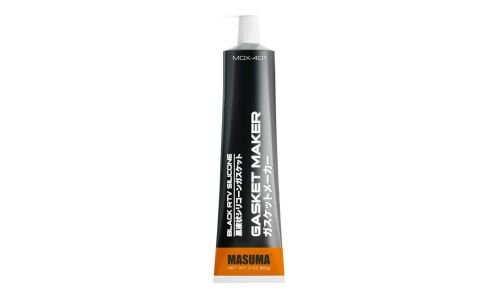 Герметик-прокладка Masuma Black RTV Silicone Gasket Maker, силиконовый, термостойкий, чёрный, туба 85г, арт. MOX-401