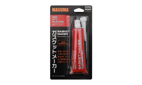 Герметик-прокладка Masuma Red RTV Silicone Gasket Maker, силиконовый, термостойкий, красный, туба 85г, арт. MOX-402
