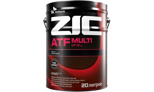 Масло трансмиссионное ZIC ATF Multi LF, синтетическое, универсальное, для АКПП, 20л, арт. 192665