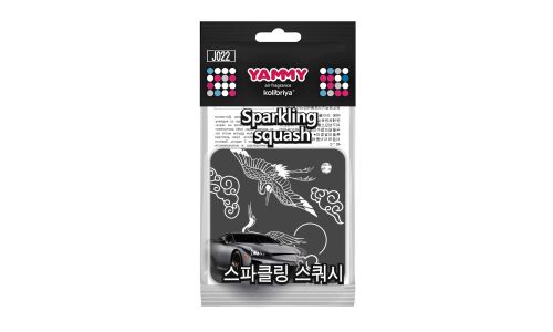 Ароматизатор подвесной Yammy «Квадрат» Sparkling Squash (Свежесть), картон с пропиткой, арт. J022