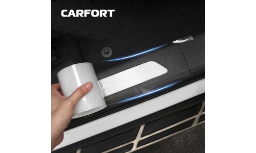Пленка защитная Carfort Crystal Armor, для дверей и порогов, 7см x 3м, прозрачаня, арт. CR7030