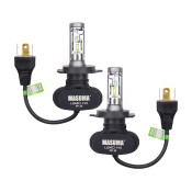 Лампа светодиодная Masuma LED H4 (P43t, T16), 12/24В, 18Вт, 6000К, комплект 2 шт, арт. L640