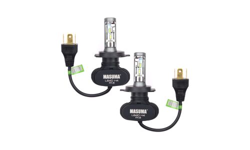 Лампа светодиодная Masuma LED H4 (P43t, T16), 12/24В, 18Вт, 6000К, комплект 2 шт, арт. L640