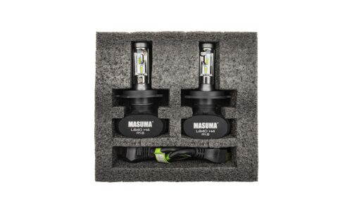 Лампа светодиодная Masuma LED H4 (P43t, T16), 12/24В, 18Вт, 6000К, комплект 2 шт, арт. L640