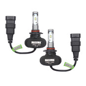 Лампа светодиодная Masuma LED HB3(9005) (P20d, T12), 12/24В, 18Вт, 6000К, комплект 2 шт, арт. L650