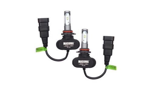 Лампа светодиодная Masuma LED HB4(9006) (P22d, T12), 12/24В, 18Вт, 6000К, комплект 2 шт, арт. L660