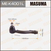 Наконечник рулевой тяги Masuma, для Hyundai Sonata, арт. ME-K4001L
