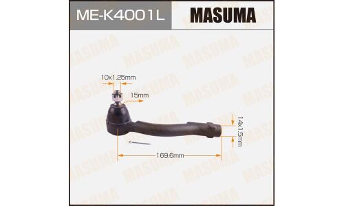 Наконечник рулевой тяги Masuma, для Hyundai Sonata, арт. ME-K4001L