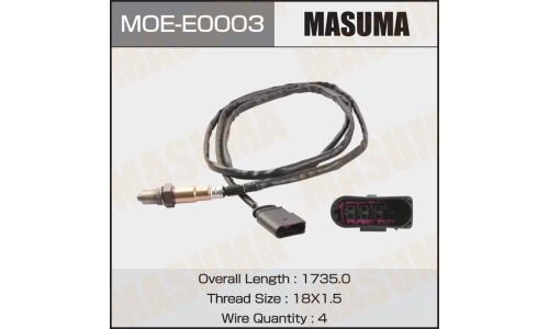 Датчик кислородный MASUMA, AUDI A4, A6, VOLKSWAGEN GOLF, SKODA OCTAVIA / BBJ, BDV, AUM