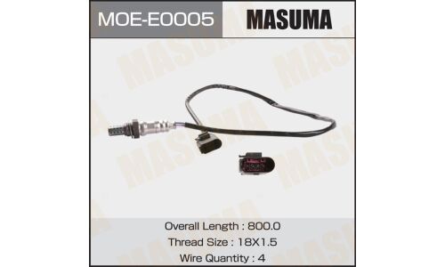 Датчик кислородный MASUMA, VOLKSWAGEN TOUAREG, AUDI A6 / BBJ, BHK, BWE