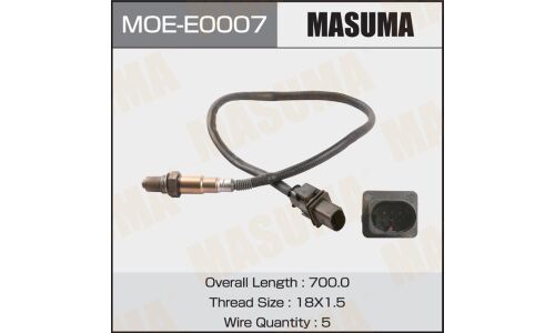 Датчик кислородный MASUMA, BMW 5-SERIES (E61), X5 (F15), X6 (E71) / N43B20, N47D20, N57D30B