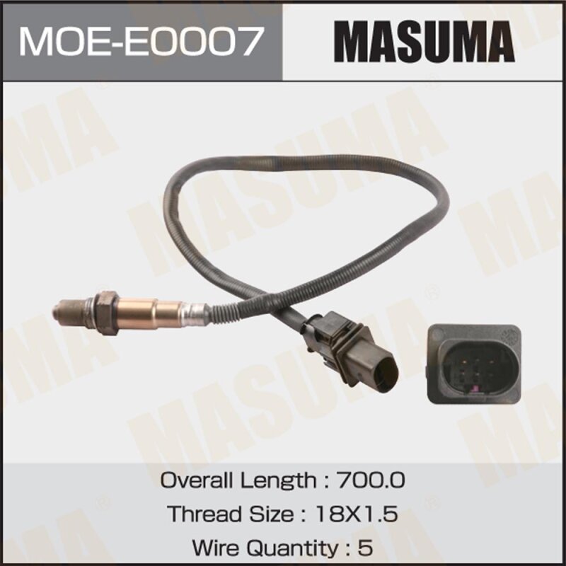 

Датчик кислородный MASUMA, BMW 5-SERIES (E61), X5 (F15), X6 (E71) / N43B20, N47D20, N57D30B