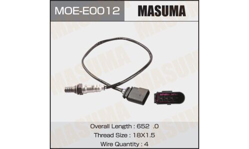 Датчик кислородный MASUMA, SKODA FABIA, VOLKSWAGEN TOUAREG / AQW, AZF, BAH