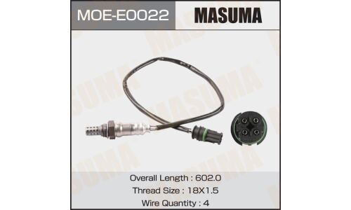 Датчик кислородный MASUMA, BMW X6 M(F86), X5 (F15) / S63B44B, N52B30, N52B25