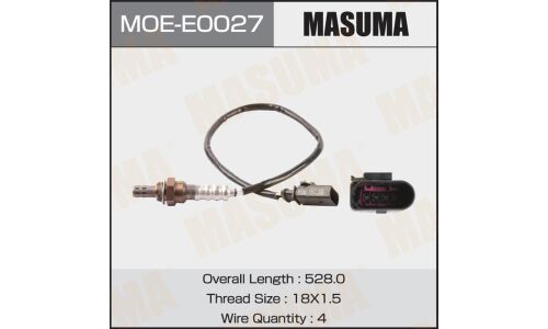 Датчик кислородный MASUMA, SKODA FABIA, RAPID, VOLKSWAGEN PASSAT / BSF, CALA, CFNA