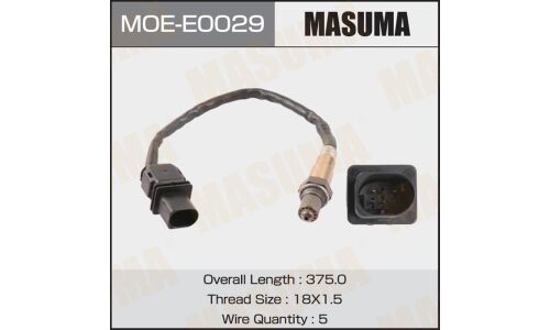 Датчик кислородный MASUMA, BMW X5 (F15), X6 (F16), MERCEDES-BENZ M-CLASSE (W166) / N57D30A, OM642.82