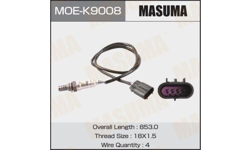 Датчик кислородный MASUMA, HYUNDAI SONATA NF, KIA SORENTO / LAMBDA