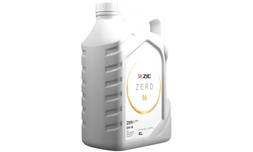 Масло моторное ZIC ZERO 16 0w16, синтетическое, API SP, ILSAC GF-6B, для бензинового двигателя, 4л, арт. 162034