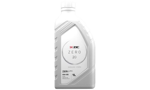 Масло моторное ZIC ZERO 20 0w20, синтетическое, API SP, ILSAC GF-6A, для бензинового двигателя, 1л, арт. 132035