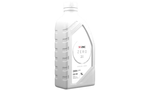 Масло моторное ZIC ZERO 20 0w20, синтетическое, API SP, ILSAC GF-6A, для бензинового двигателя, 1л, арт. 132035
