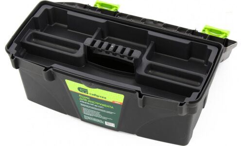 Ящик для инструментов СИБРТЕХ, размер 410x215x197мм, арт. 90804