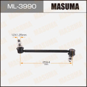 Стойка стабилизатора (линк) Masuma, передняя, для Toyota Harrier, арт. ML-3990