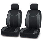 Чехлы AUTOPREMIER Escada для передних сидений, сетка и полиэстер, черный/серый цвет, 4 предмета Чехлы AUTOPREMIER Escada для передних сидений, сетка и полиэстер, черный/серый цвет, 4 предмета