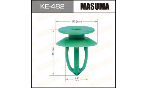 Клипса крепёжная обшивки двери Masuma, для Chevrolet, Opel, арт. KE-482