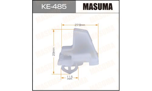 Клипса крепёжная порогов Masuma, для Mercedes-Benz, арт. KE-485